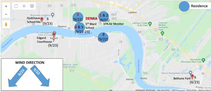 sampling map